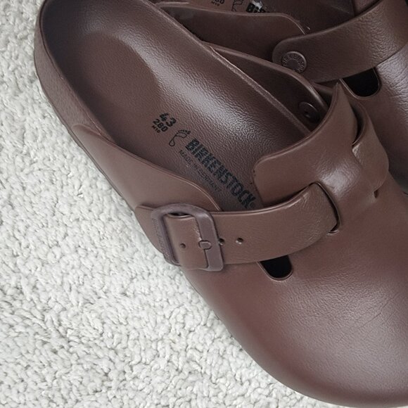 Birkenstock Boston Essentials EVA Brown 0127103 Mens Size 43 US 10 London USA - Picture 6 of 6